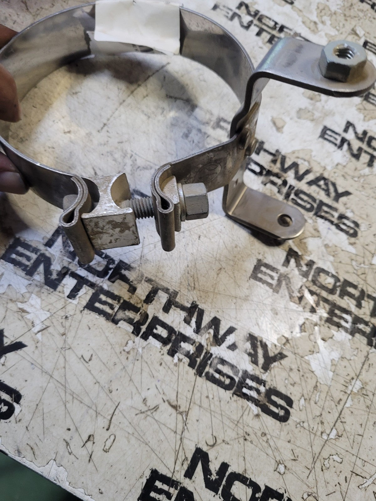 Stack Clamp Upper Stack Clamp 5 Inch Driver Side Replaces M16-1005 For Kenworth T8 ...