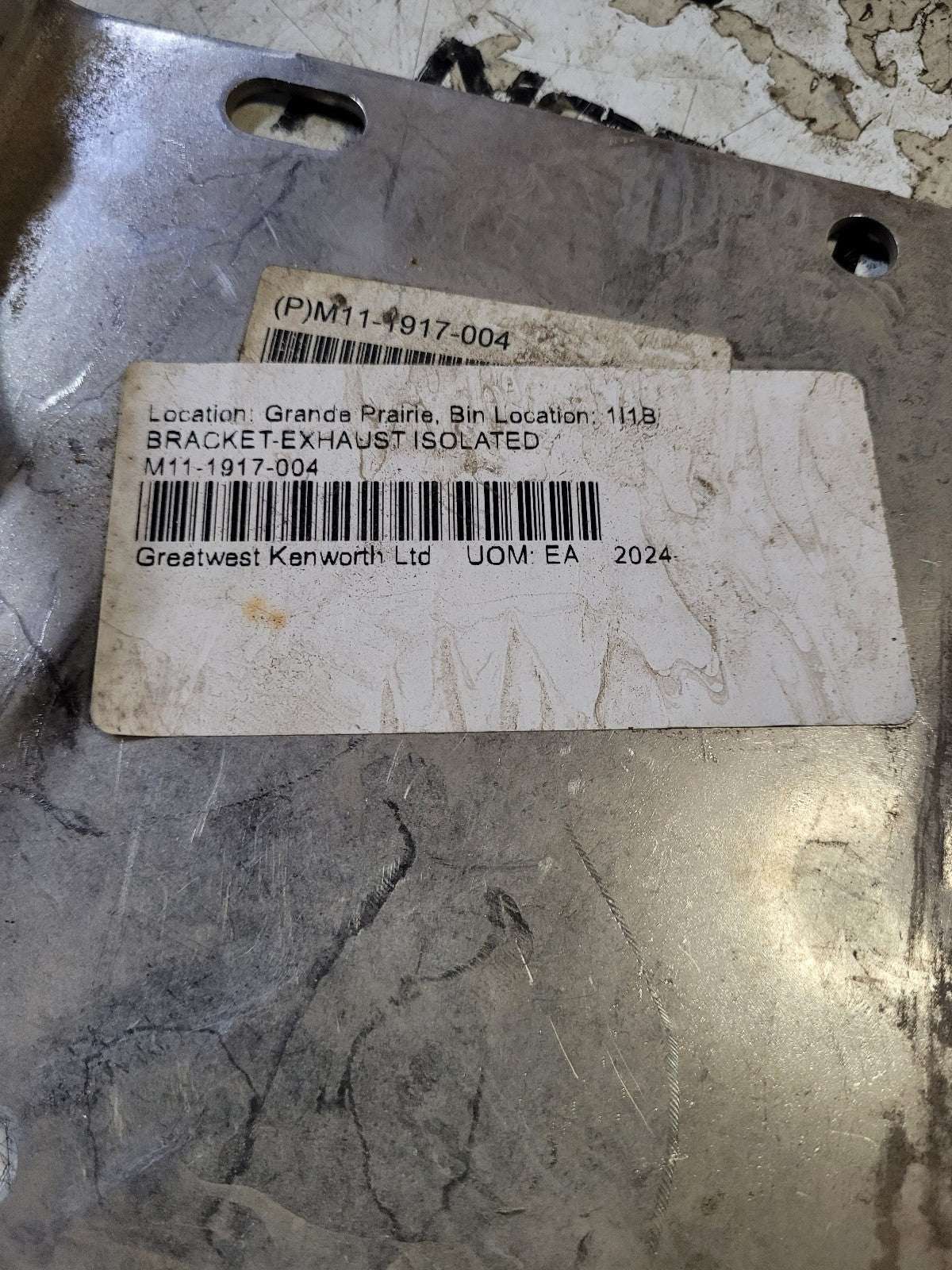 Peterbilt M11-1917-004 Exhaust Bracket