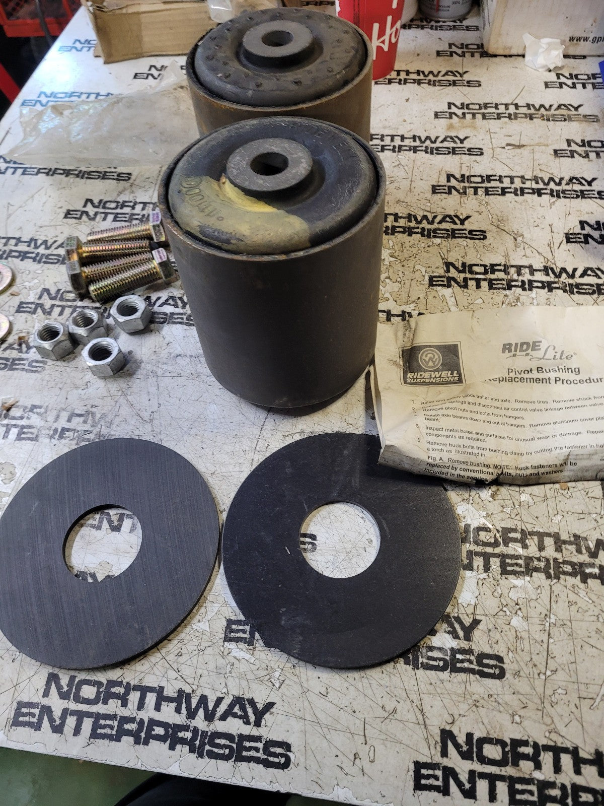 Ridewell 6040039 BUSHING KIT Ridelite 60 Duro A