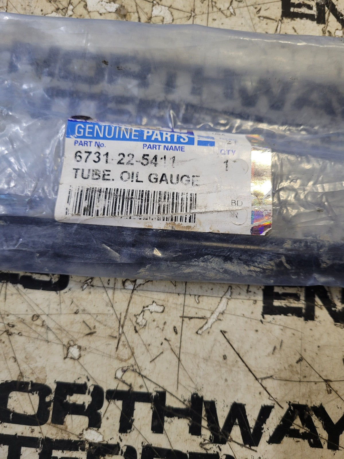 6731-22-5411 KOMATSU OIL DIPSTICK TUBE