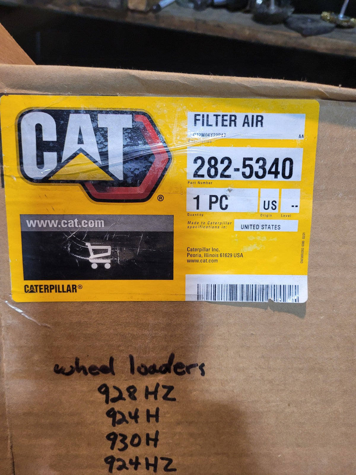 Caterpillar AIR FILTER 282-5340 2825340
