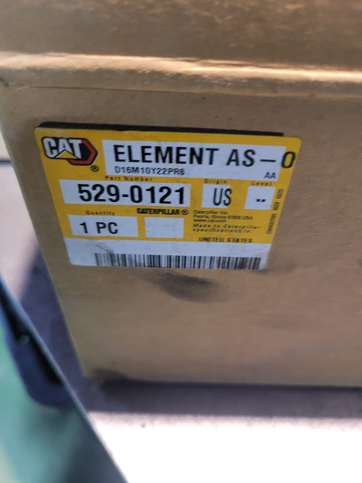 Caterpillar 529-0121 5290121 OIL FILTER ASSEMBLY