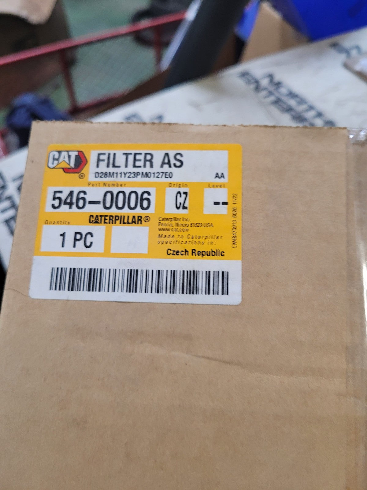 546-0006 CATERPILLAR CAT CABIN AIR FILTER 5460006