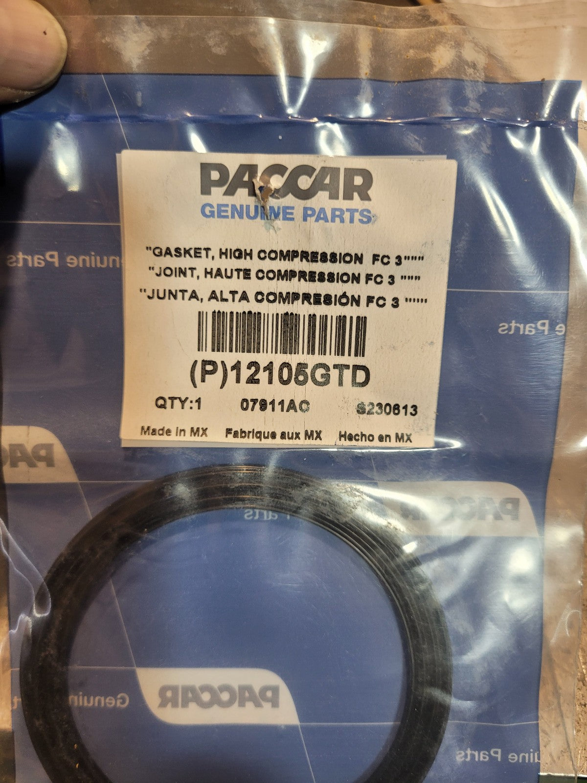 12105GTD PACCAR GASKET HIGH COMPRESSION