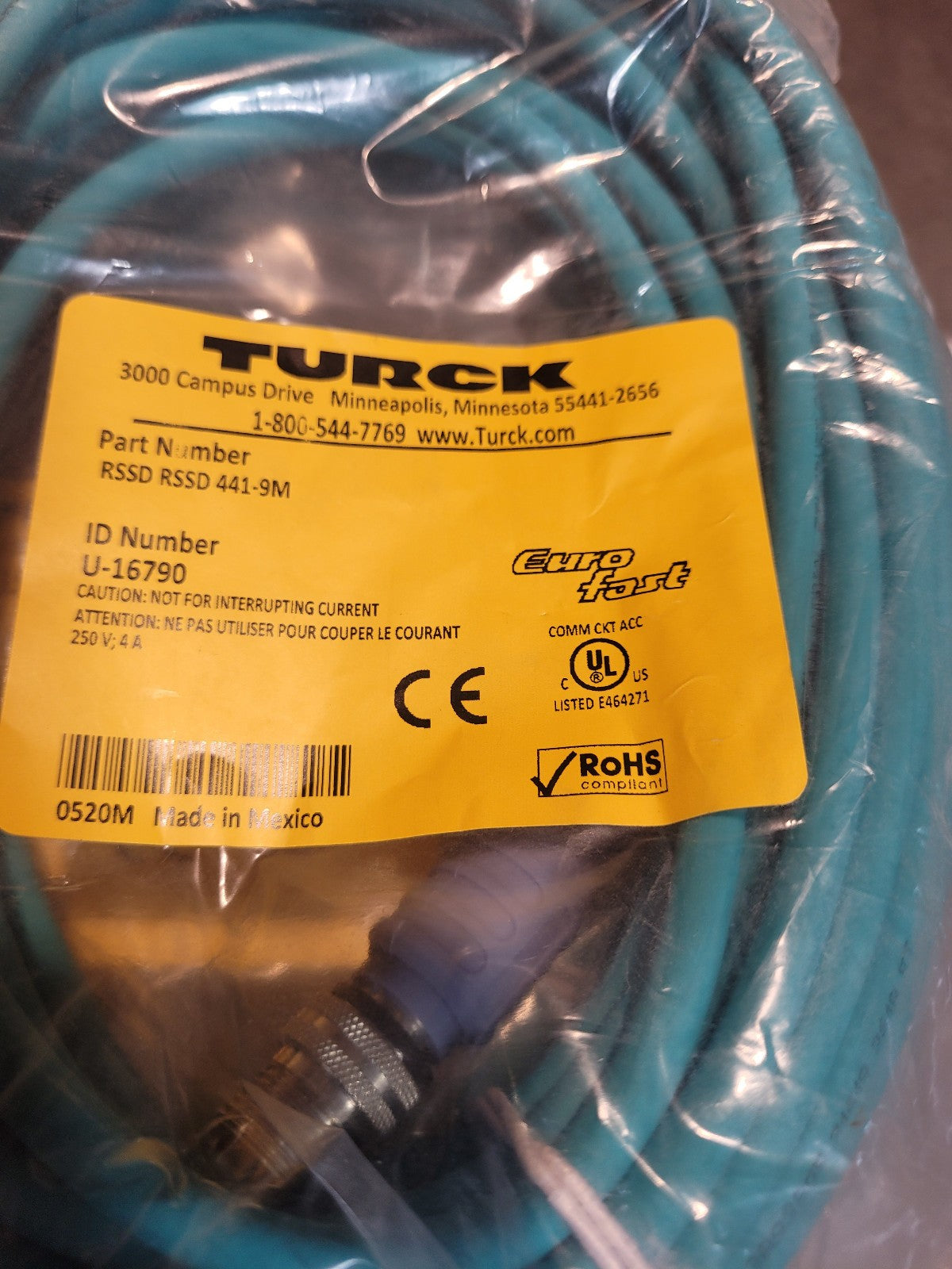 RSSD RSSD 441-9M TURCK RSSDRSSD441-9M