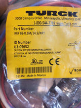 Turck RKF-86.0.5M/14.5/NPT U2-05652 SENSOR RECEPTACLE