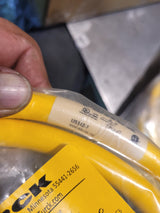 Turck RSM RKM 66-1M Cordset, 7/8-16UN Male Straight to Female Str, 6 Wire, 1m,