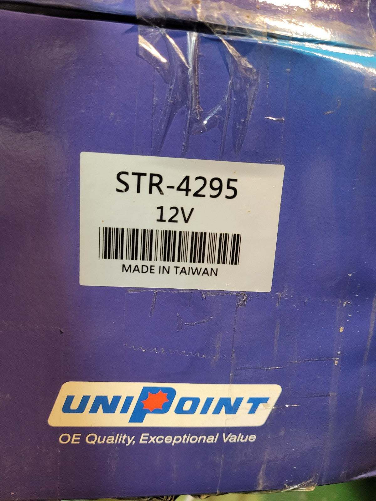 UNIPOINT STR-4295 Starter Motor 39MT, 12V (Replaces 8200433)