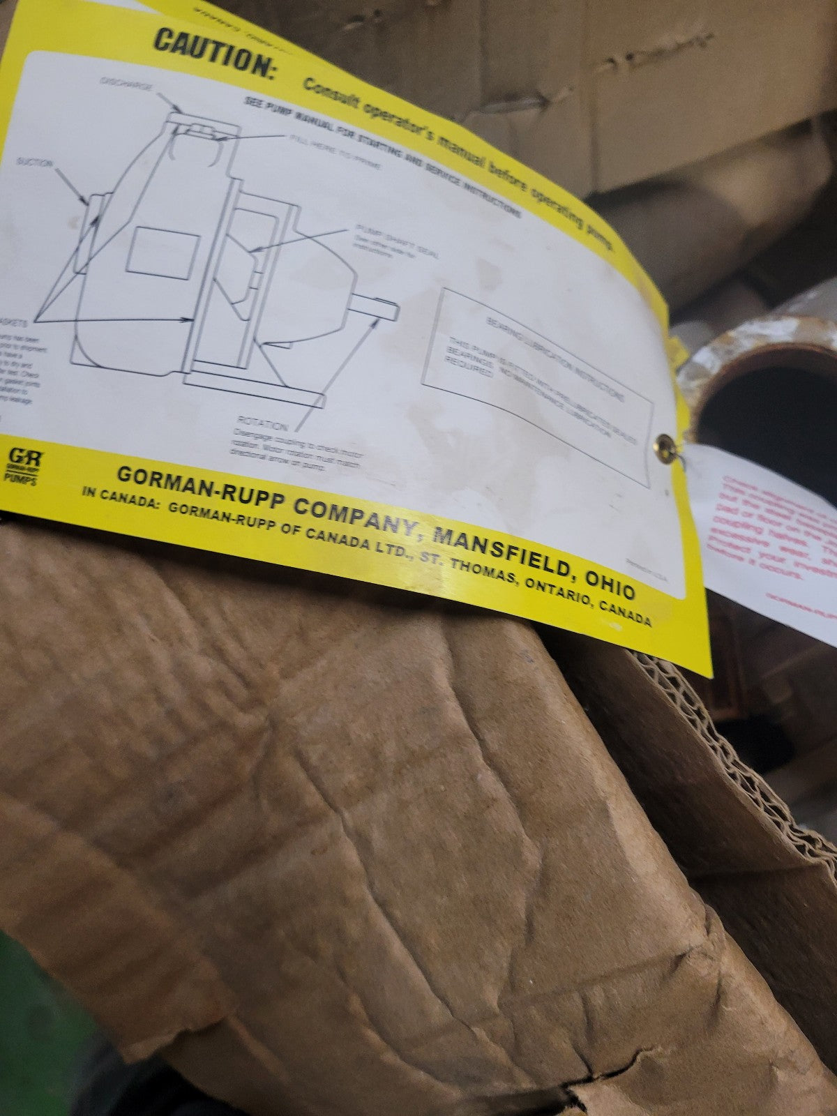 02K3-B, 432390241 Self Priming GORMAN-RUPP Self Priming Centrifugal Pump