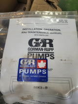 02K3-B, 432390241 Self Priming GORMAN-RUPP Self Priming Centrifugal Pump