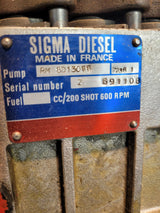 Sigma Diesel Injection Pump RM 8D130ss 7236 1