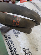 C70 V-belt 7/8 x 74in Vbelt JASON UNIMATCH