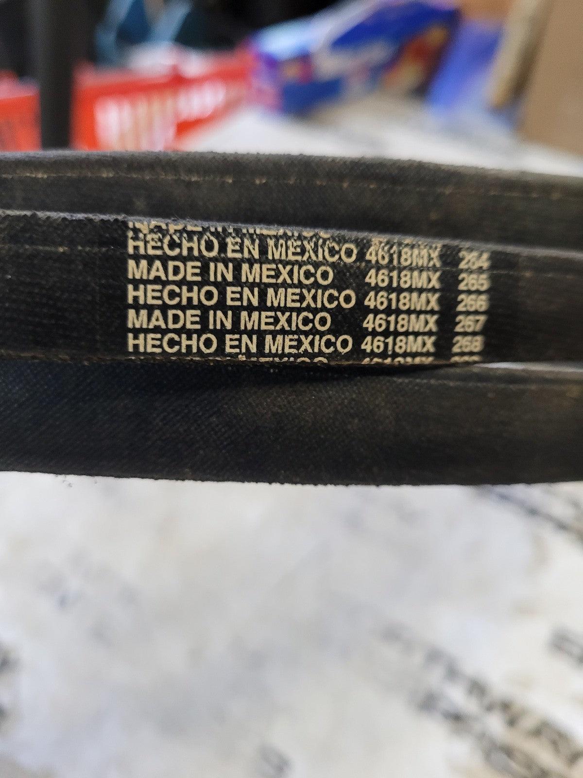 B162 GATES V-BELT 165" L x 21/32" W x 7/16"