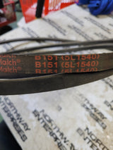 B151 V-belt 5/8 x 154in Vbelt UNIMATCH B151-(5L1540)