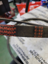 C52 V-belt 7/8 x 56in Vbelt UNIMATCH
