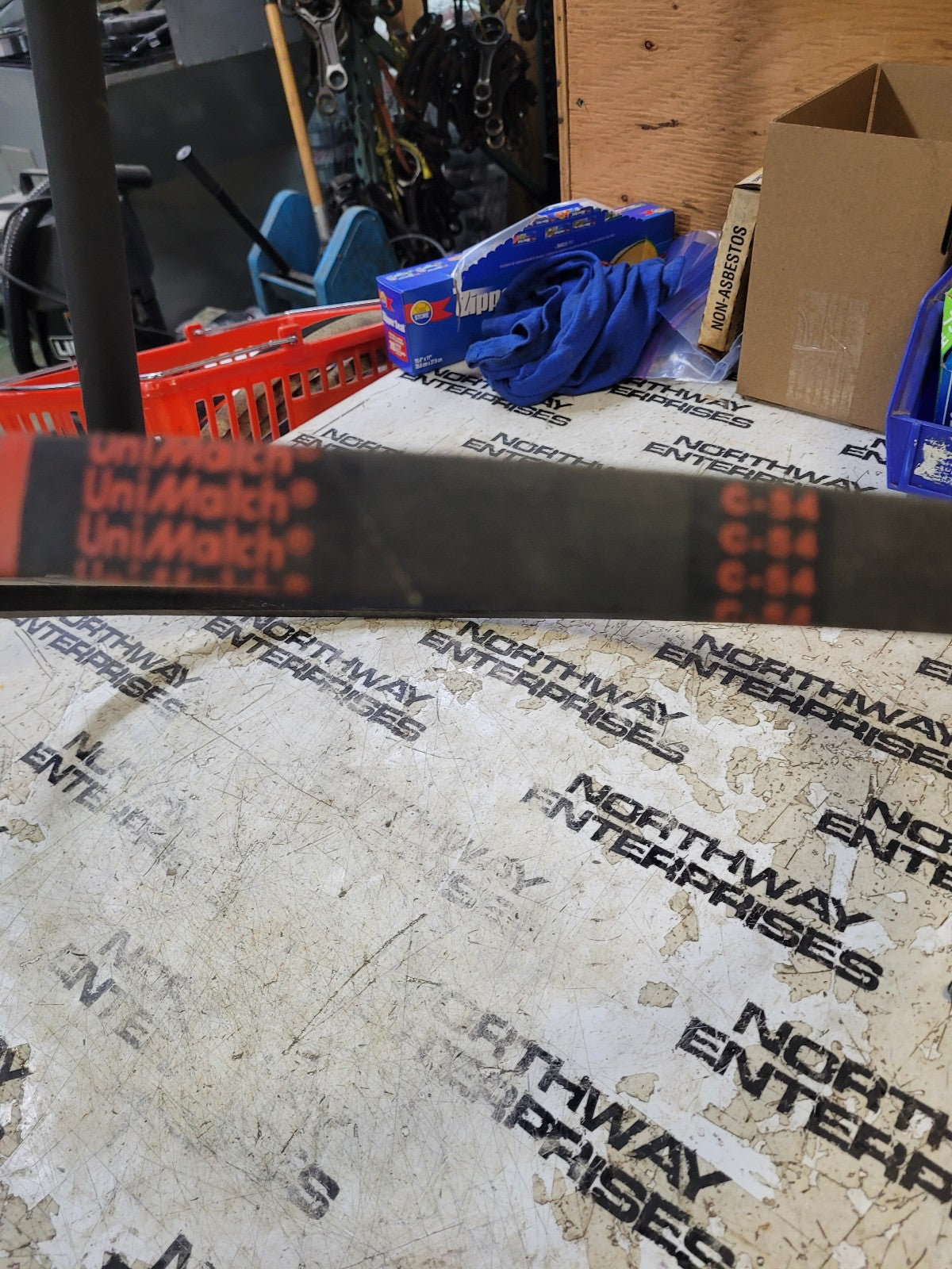 C54 V-belt 7/8 x 58in Vbelt Unimatch Belt