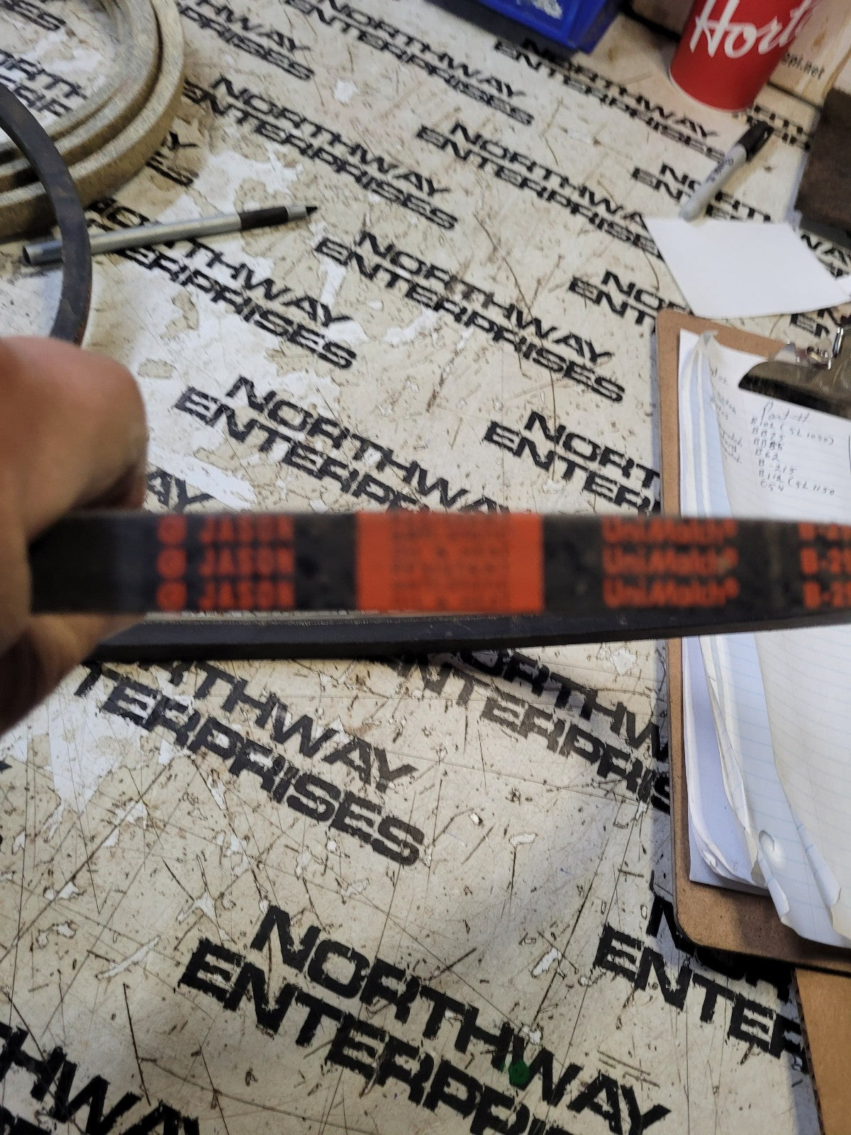 LOT OF 2 - B29 BELT 5L320 V-belt 5/8 x 32in Vbelt