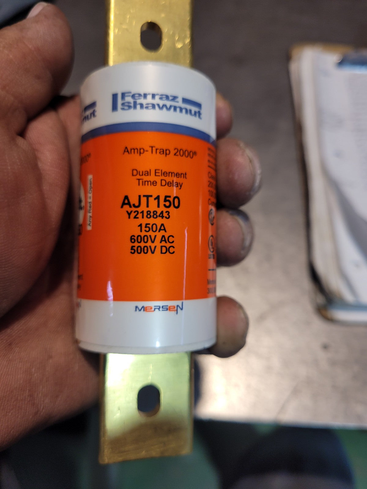AJT 150 MERSEN AJT150 150 Amp 600 VAC Amp-Trap 2000 Class J Fuse