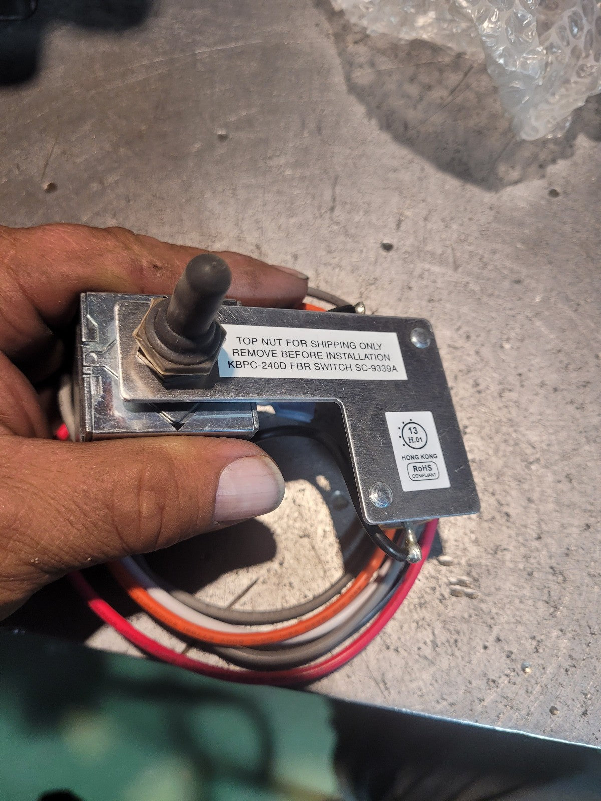 KBPC-240D FBR SWITCH 9339A Forward-Brake-Reverse Mechanical Switch Kit
