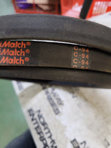 C94 V-belt 7/8 x 98in Vbelt JASON UNIMATCH