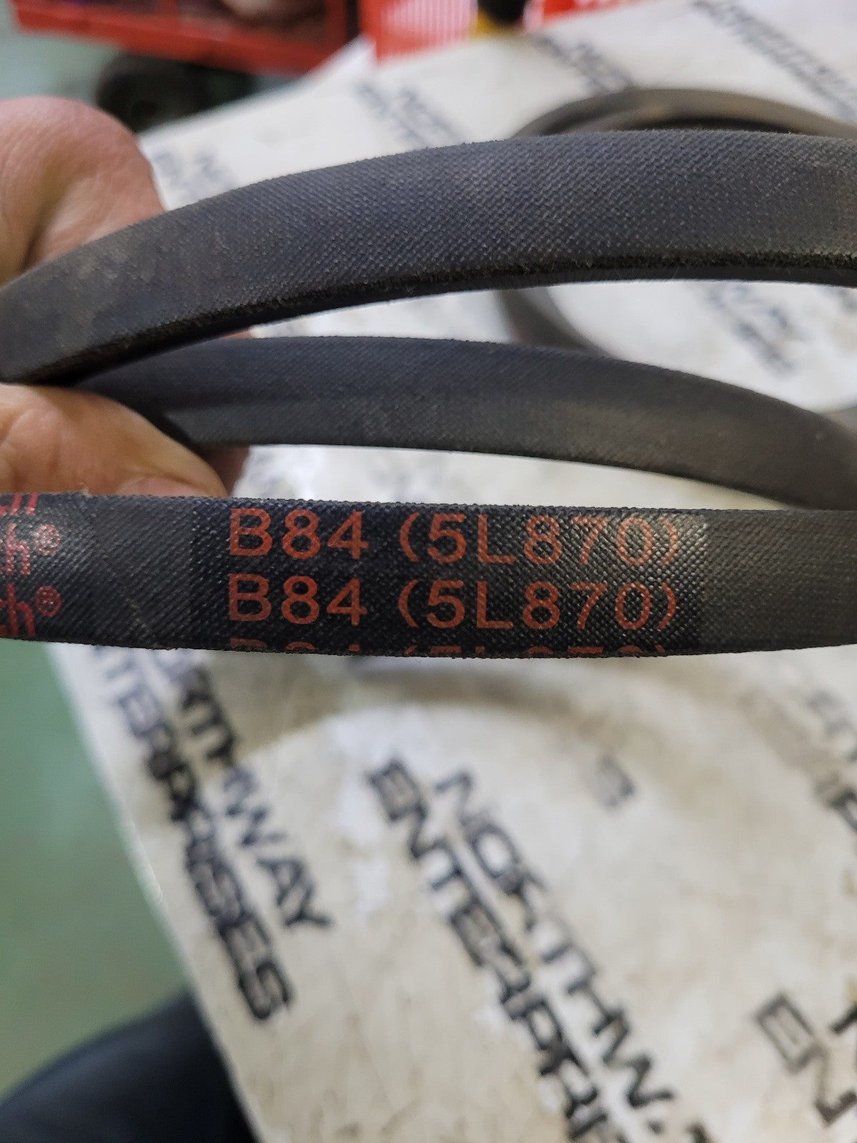 B84 or 5L870 5/8 x 87in V-Belt UNIMATCH
