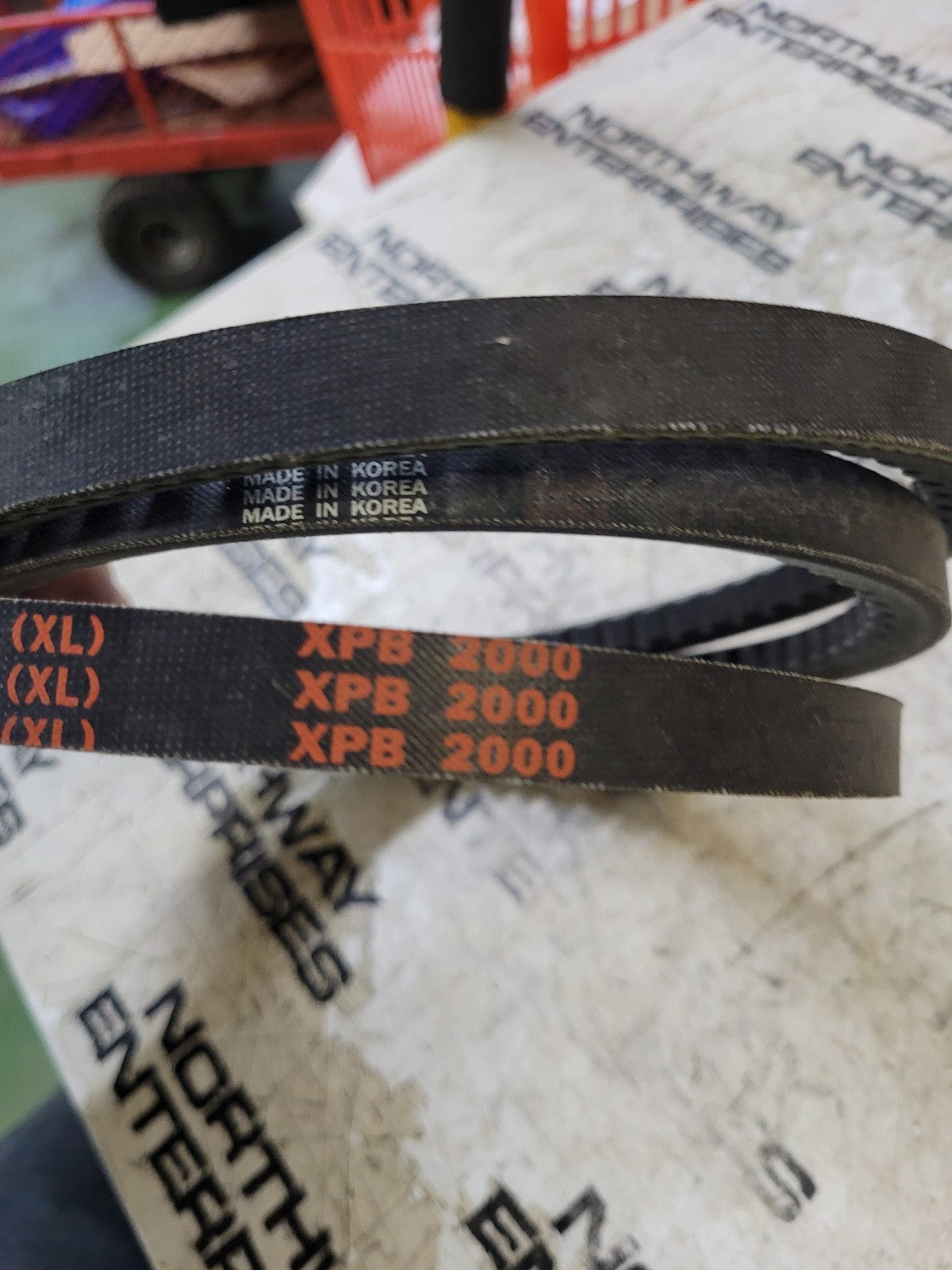 XPB2000 or SPBX2000 V-belt 17 x 2000mm Vbelt JASON UNIMATCH