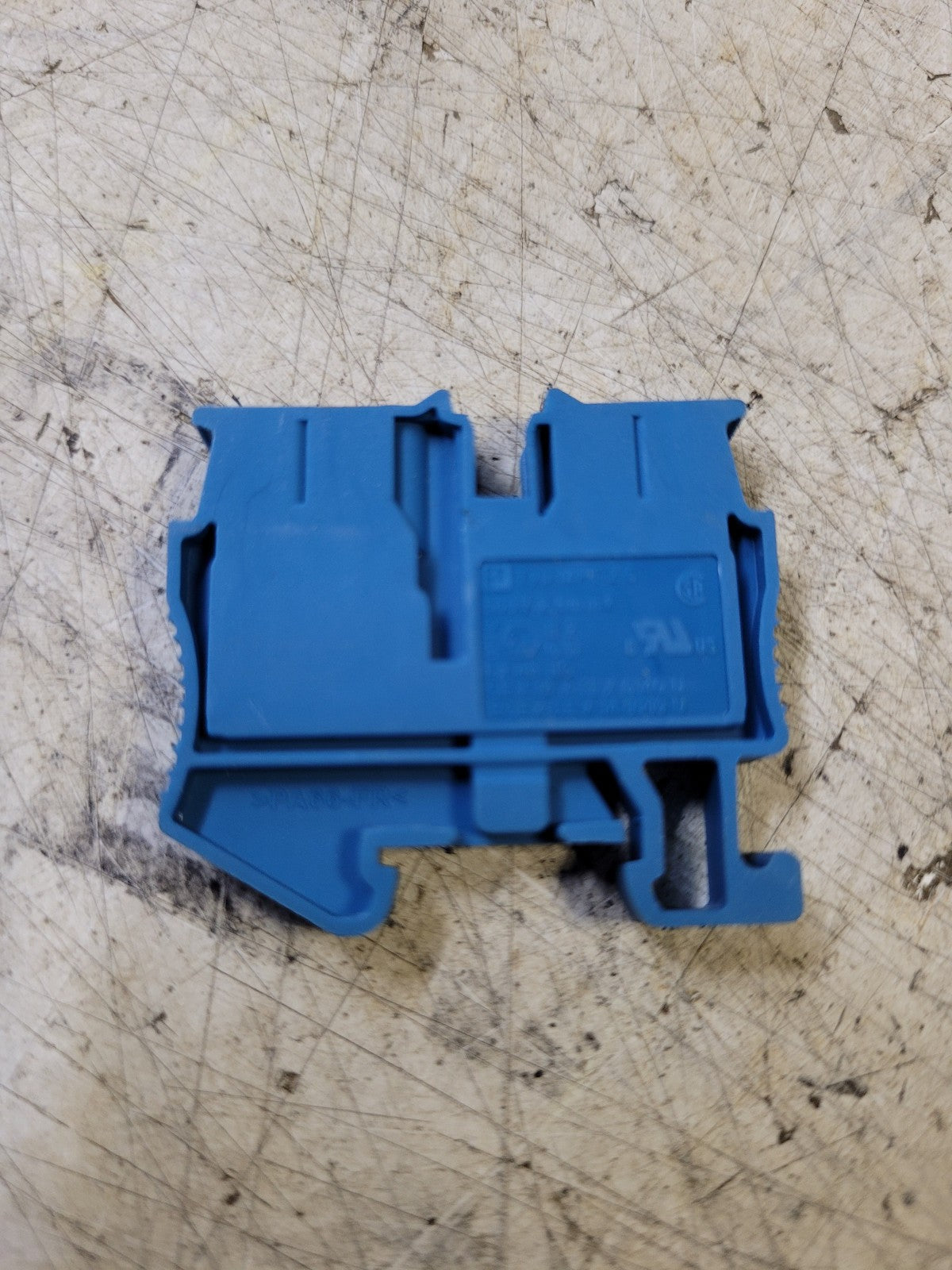 64PC OF  3248126  Terminal Block Connector 2 Position Feed Through Blue 12-26AWG