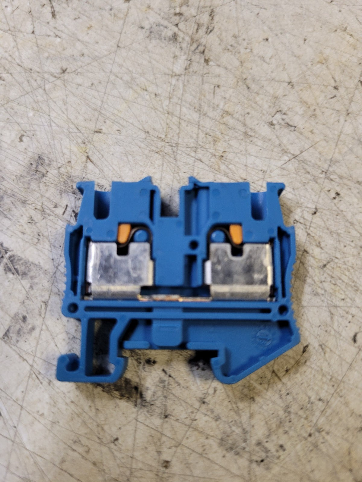 64PC OF  3248126  Terminal Block Connector 2 Position Feed Through Blue 12-26AWG
