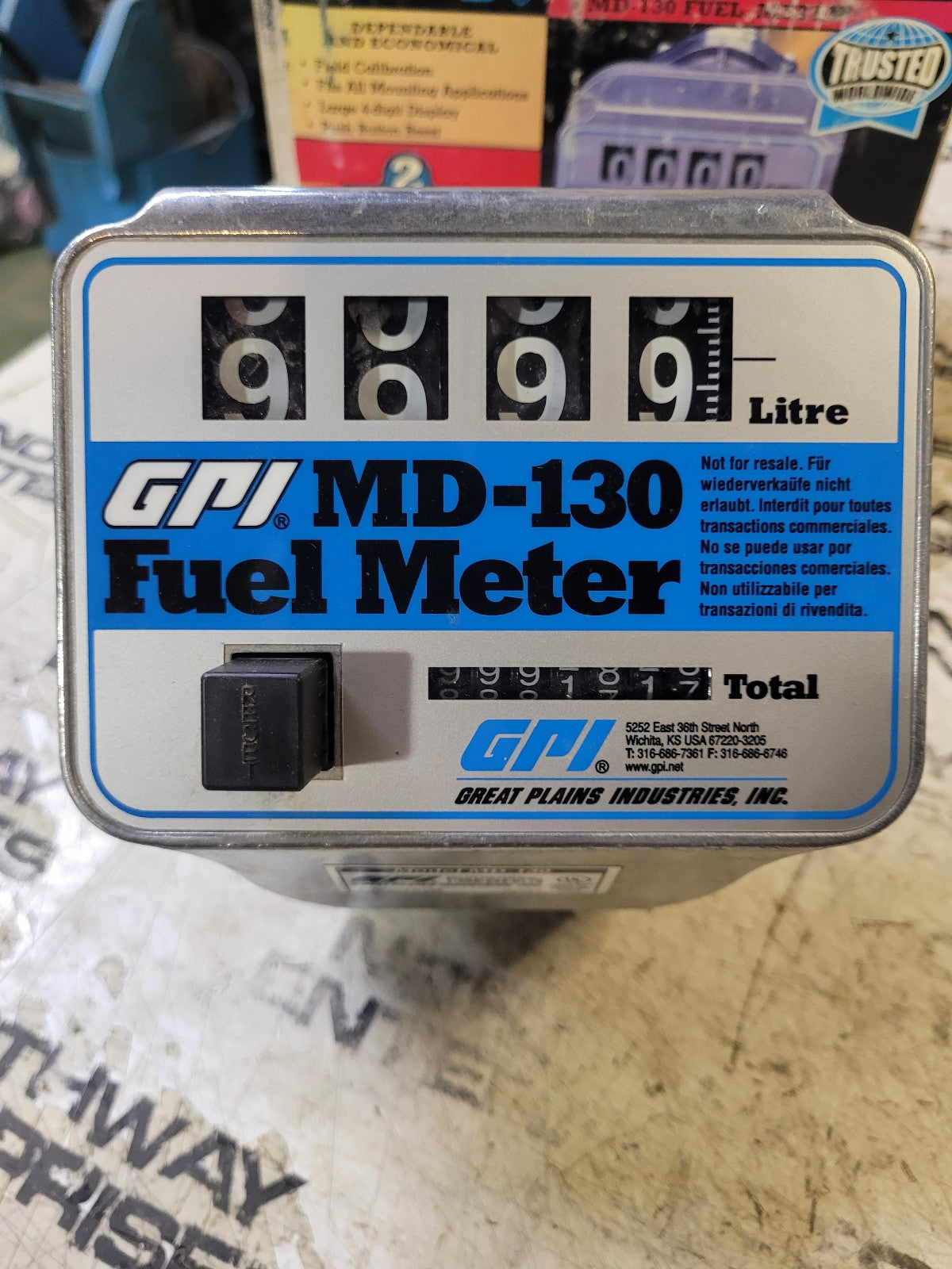 MPI MD-130 MECHANICAL FUEL METER