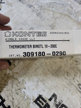 309180-0290 THERMOMETER, BI-METALLIC, OD 4MM, 10-290C K3091800290