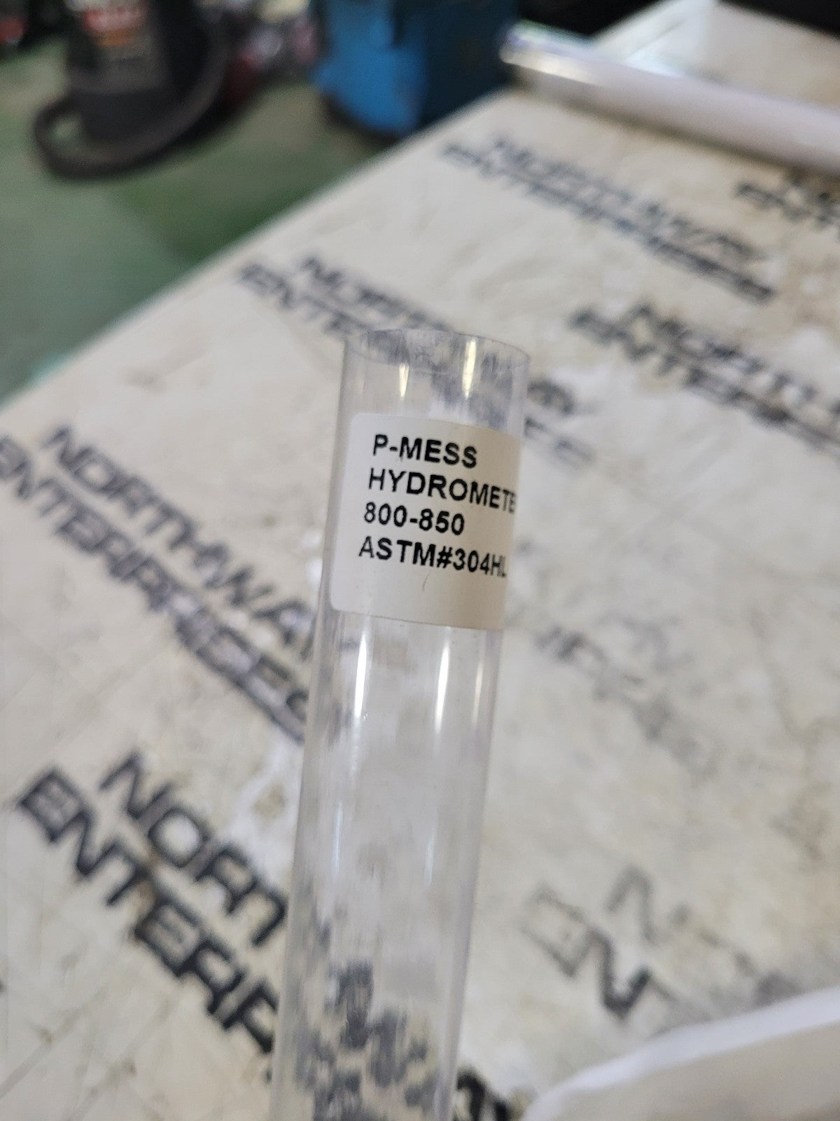 Hydrometer, ASTM 304H, 800/850 x 0.5 & -20/65C, 330mm 800-850