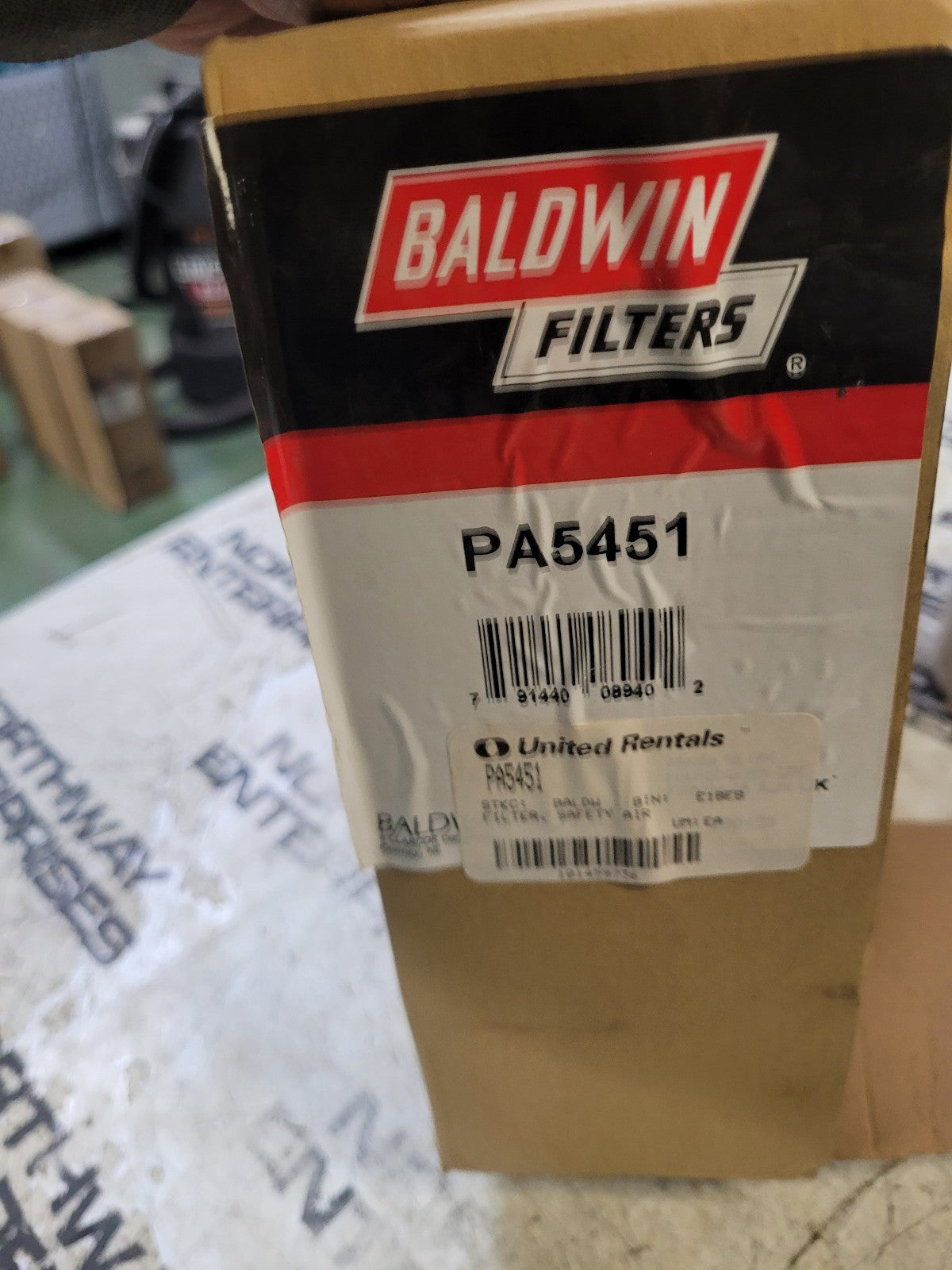 PA5451 NEW BALDWIN AIR FILTER
