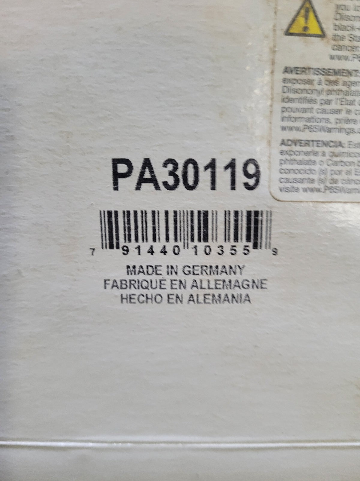 PA30119 NEW BALDWIN AIR FILTER
