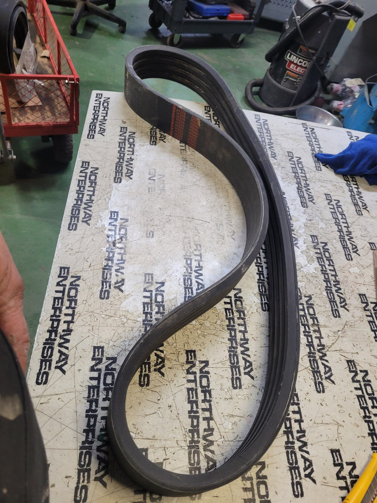 NEW RB81-4 JASON 4 RIB V BELT 21/32 in Top Width, 4 Strand, 84 in OD RB81