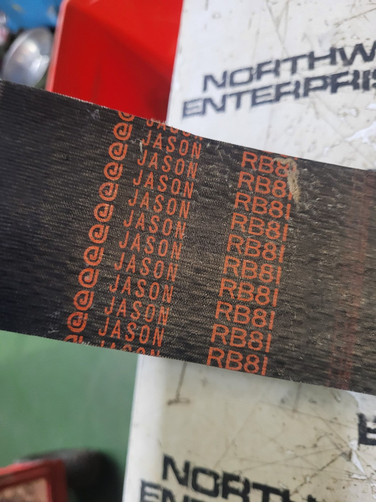 NEW RB81-4 JASON 4 RIB V BELT 21/32 in Top Width, 4 Strand, 84 in OD RB81