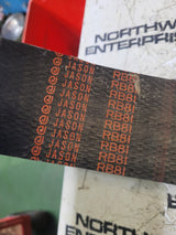NEW RB81-4 JASON 4 RIB V BELT 21/32 in Top Width, 4 Strand, 84 in OD RB81