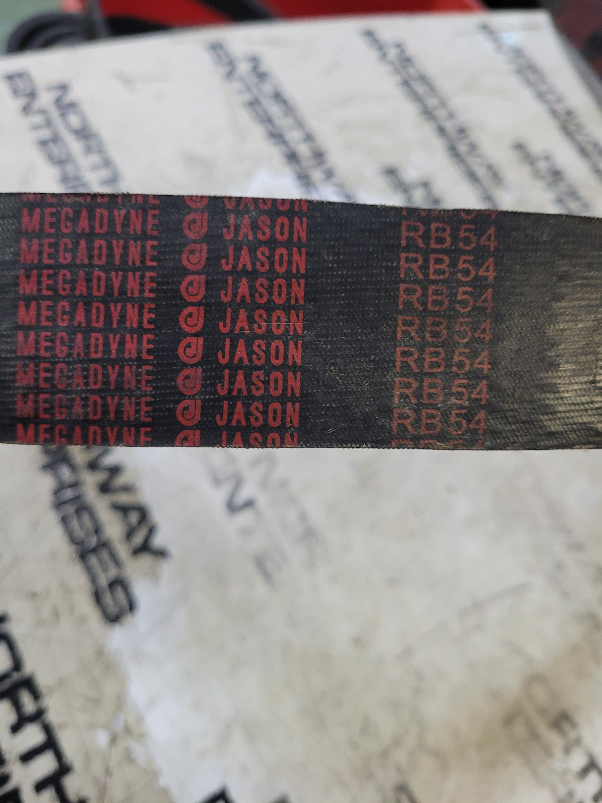 NEW RB54-2 JASON V-Belt - B, 21/32 in Top Width, 2 Strand, 57 in OD RB54