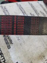 NEW RB54-2 JASON V-Belt - B, 21/32 in Top Width, 2 Strand, 57 in OD RB54