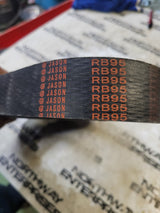NEW RB95-2 V BELT 2 RIBS 21/32 in Top Width, 2 Strand, 98 in OD