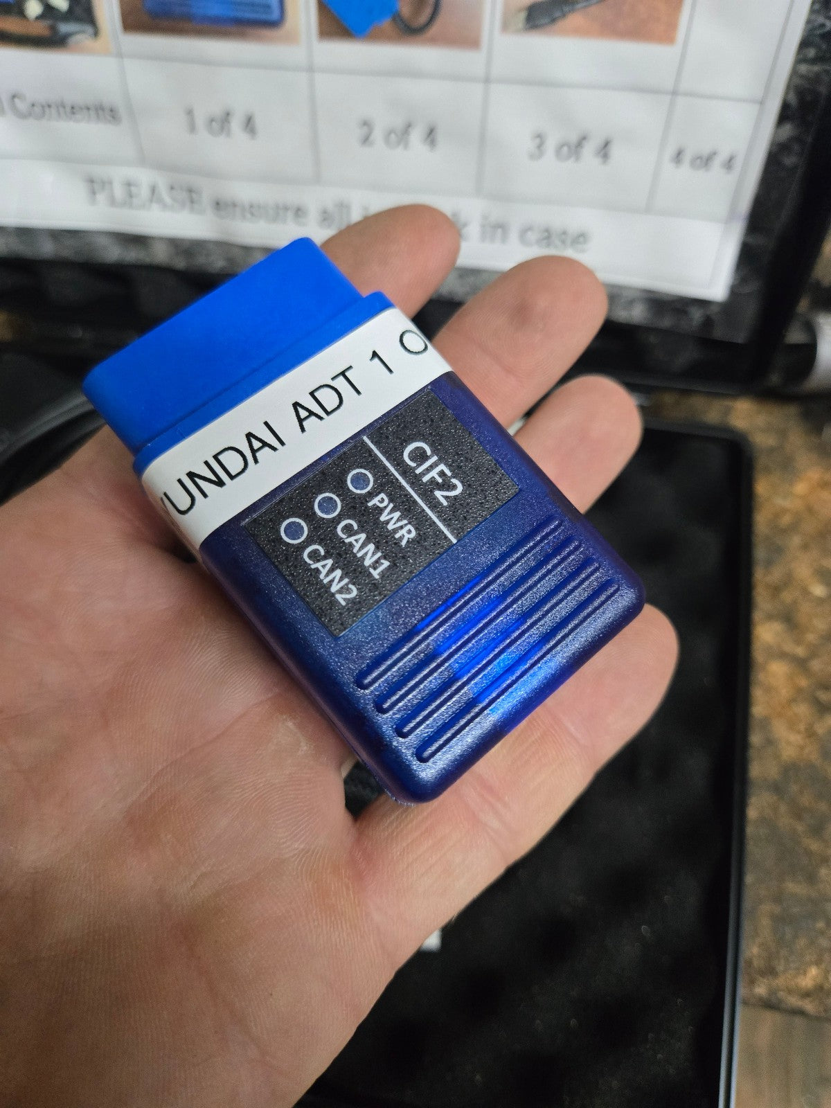 HYUNDAI DOOSAN ADT DIAGNOSTIC CIF2 TOOL USB TO DUAL CAN MX538302