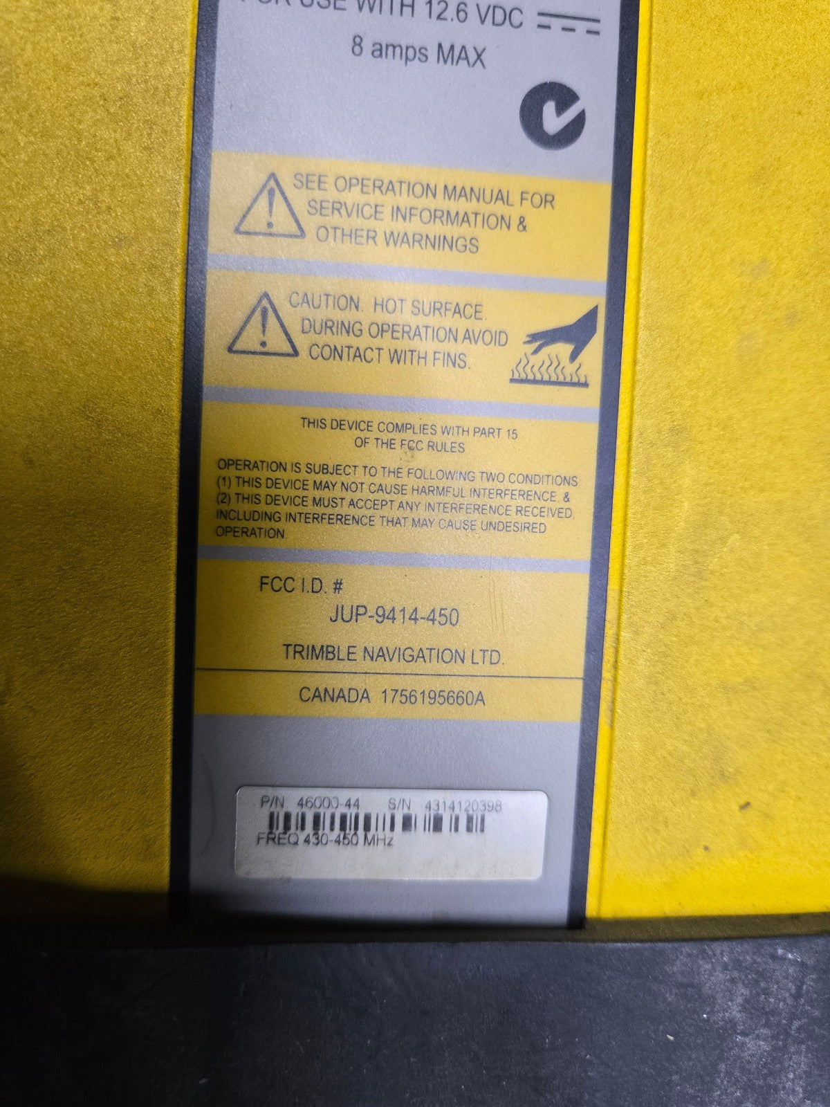 TRIMBLE 5700 TRIMMARK 3 5800 GPS Rover 45145-44 40406-00 41249-00 46000-44