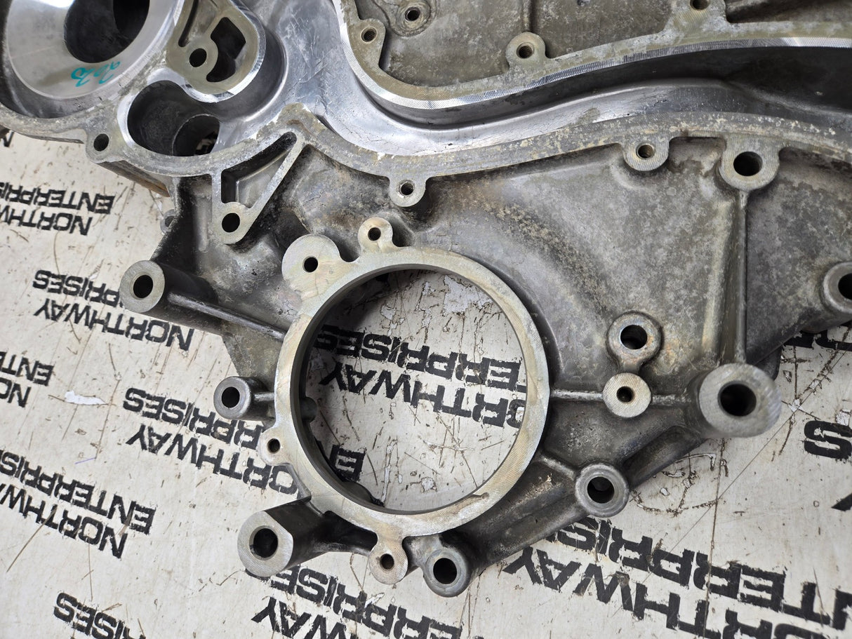 2020 FORD POWERSTROKE 6.7L FRONT ENGINE COVER WATER PUMP HOUSING LC3Q-6059-AB