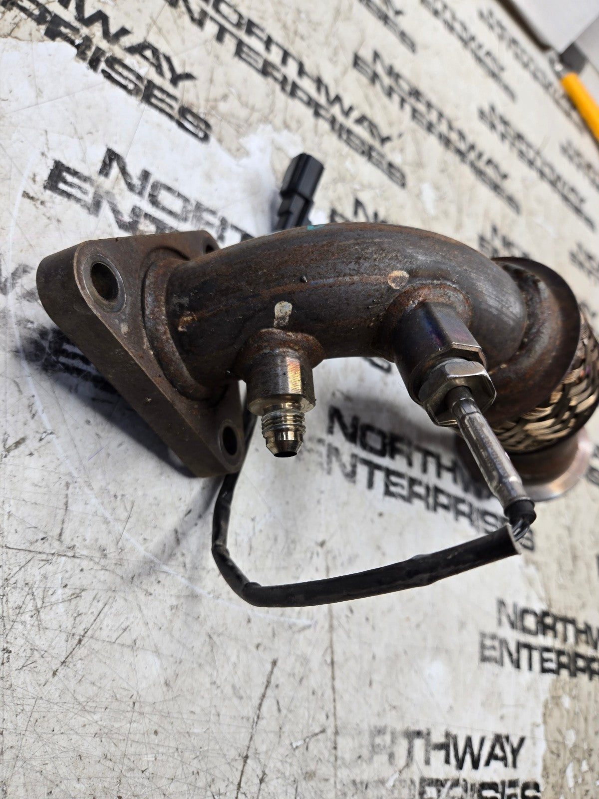 LC3Z-9G437-C Ford 6.7 6.7L Powerstroke Diesel RH Exhaust Manifold to Turbo