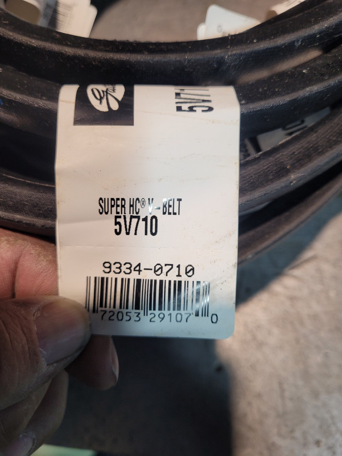 1 LOT OF 10 5V710 9334-0710 NEW GATES BELT 5/8 in Top Width, 1 Strand, 71 in OD