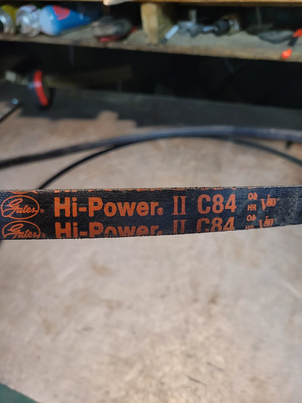 NEW C84 GATES BELT 7/8 in Top Width, 1 Strand, 88 in OOD