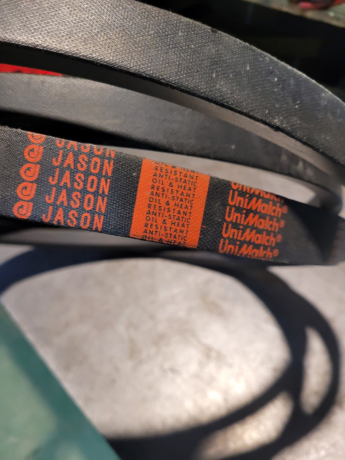 NEW D173 BELT 1-1/4 in Top Width, 1 Strand, 178 in OD