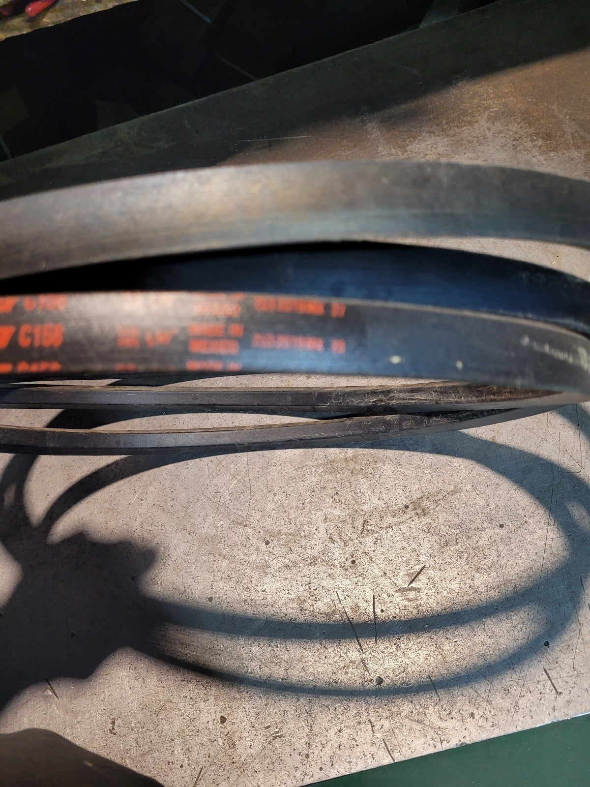 NEW C158 GATES BELT 7/8 in Top Width, 1 Strand, 162 in OD