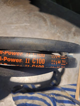 New C100 GATES BELT 7/8 in Top Width, 1 Strand, 104 in