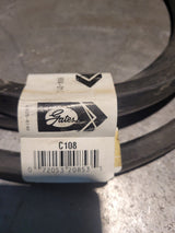 New C108 GATES BELT 7/8 in Top Width, 1 Strand, 112 in OD