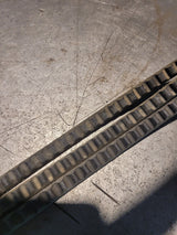 LOT OF 3 BELTS New AX-34 AX34 GATES BELT 1/2 in Top Width, 1 Strand, 36 in